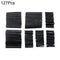 Waterproof Heat Shrink Sleeving Tube Assortment Kit 2:1 Black Shrinkage Sheath