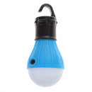 2 PCS Outdoor Hanging 3LED Camping Tent Light Bulb Fishing Lamp(Blue) Newly