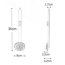 Long Handle Exfoliating Bath Skin Brush Body Scrub Shower Cleaning (Green)