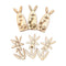 Wooden DIY Craft Eggs Easter Decorations Wood Chips Wood Slice Easter Rabbit