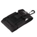 Outdoor Army Bag Cell Phone Belt Loop Hook Case Pouch Holster (Black)