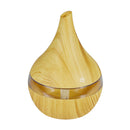 300ml Wood Grain Atomizer Air Humidifier Colorful Aroma Diffuser USB Mist Maker