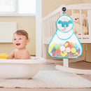 Baby Cartoon Bath Water Toys Hanging Net Ocean Balls Storage Bag (Elephant)