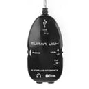 Guitar to USB Sound Player Sound Card Effector Link Audio Cable (Black)