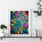 Mandala Flower Canvas Paint By Numbers Oil Hand Painted Drawing Kit Home Decor