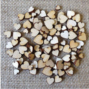 Rustic Table Scatter Wooden Love Heart Crafts Accessories Wedding Decor