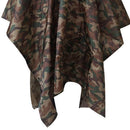 Waterproof Raincoat Unisex Rain Jacket for Outdoor Suit (Army Green Camo)