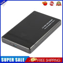 2.5Inch USB3.1 SATA Hard Disk Drive Box External HDD Enclosure Case (Black)