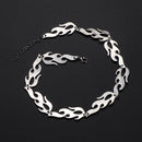 Jewelry Wave Sun Choker Hip Hop Rock Jewelry Accessories Fire Flame Necklace