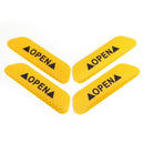 4pcs Car OPEN Reflective Tapes Warning Mark Open Car Door Stickers (Orange)