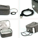 USB Thermal Insulation Lunch Food Box Warmer Heating Container Bags Storage Q5G3
