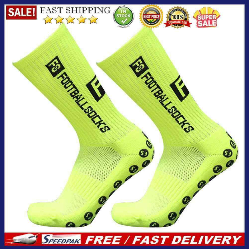 5pairRound Silicone Suction Non Slip Football Socks Sports Training Sock