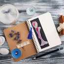 Diamond Painting Leather Beauty Bookmark Special-shaped Drill DIY (AA999) Newly