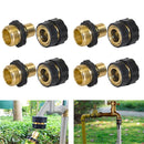 Quick Connect Water Hose Adaptor Garden Copper Joint Hose Pipe Connector