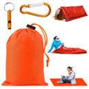 First Aid Sleeping Bag Portable Single Survival Thermal Blanket (Orange) Newly