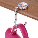 Portable Metal Handbag Hook Hanger Foldable Table Bag Purse Holder Hanger(D