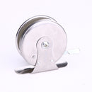 Ice Fishing Mini Pole Line Reel Rods Shrimp Metal Steel Lightweight Portabl