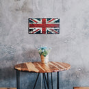 Home Weatherproof Retro Chic English Flag Sign Iron Painting Wall Art Drawing