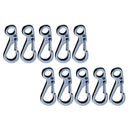 Mini Carabiner Keychain Outdoor Climbing Spring Buckle EDC Tool (Grey) Newly