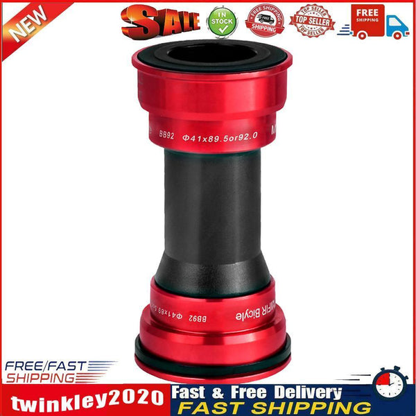 Mountain Bicycle Axis Crankset Aluminum Alloy MTB BB Bottom Bracket (Red) Newly