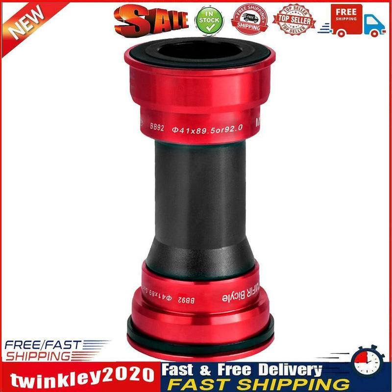 Mountain Bicycle Axis Crankset Aluminum Alloy MTB BB Bottom Bracket (Red) Newly