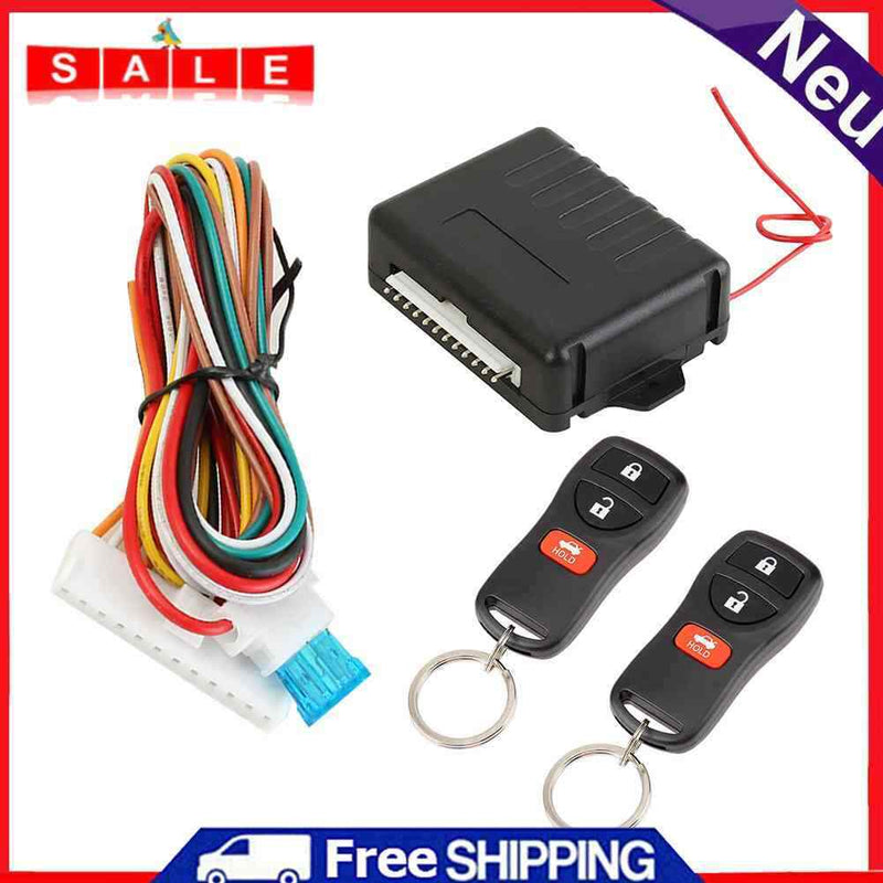 Universal Car Remote Central Door Lock Kit Keyless Entry Alarm System 410/T109