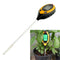 Professional 4 in 1 LCD PH Meter Garden Floor Tester Digital Temperature Display