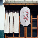 Plum Long Lampion Blossom Sushi Restaurant Hanging Lantern Lamp (White) Newly