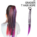 Girls Color Wig Braider Rubber Band Hair Tie Rope Headdress Hair Accessories
