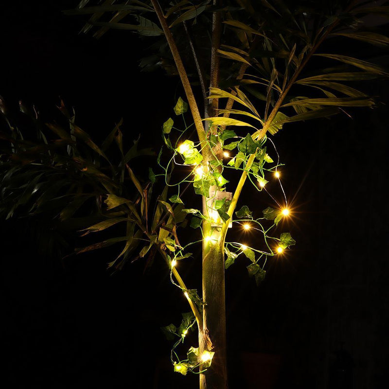 String Lights Outdoor Xmas Garden Decor Lamp LED Lights Ivy String Lights