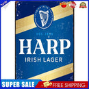 Retro Musical Harp Metal Plate Painting for Bar Pub Tin Plaques Wall Sign