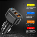 30W PD Phone Charger Socket Car USB Charger Socket Power Adapter Fast Charging