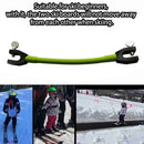Elastic Clip Removable Winter Ski Tip Connector for Kid Beginner (Green) Newly