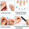 Design Nail Manicure Tips Kids False Nails Press On Full Cover Self Adhesive