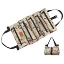 Roll Up Tool Storage Bag Outdoor Oxford Carrier Totes Pouch (CP Camouflage)