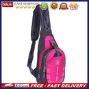 Chest Bag Outdoor Sport Travel Shoulder Sling Backpack Pouch(Rose Red)