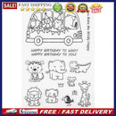 Happy Birthday ?DIY Transparent Silicone Seal Stamp Scrapbooking Cards(3)