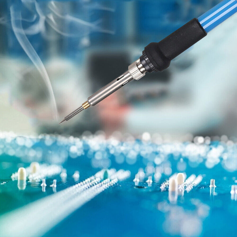 28 in 1 Wood Burning Kit 60W Temp Adjustable Pyrography Soldering Iron (US)