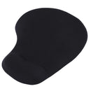 Silicone Wrist Rest Support Mouse Pad PU Anti-slip Hand Pillow(Black)