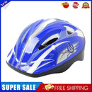 Childrens Riding Helmet Anti Drop Cartoon Sports Bicycle Helmet (Royalblue)