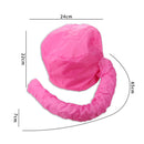 Hair Drying Cap Bonnet Hood Blow Dryer Attachment Hair Care Tools (Pink) Newly