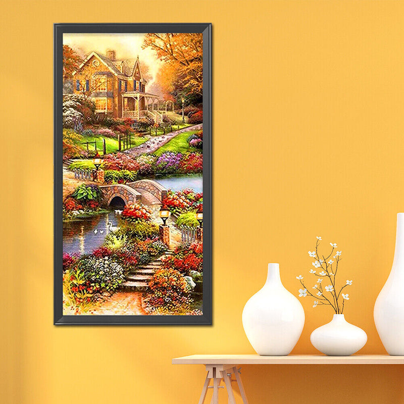 5D Diamond Painting Full Square Drill Garden Picture of