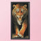 Tiger Cross Stitch 11CT Stamped Animal Pattern Handmade Embroidery Sets Decor