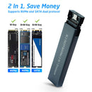 Convenient HDD Chassis Solid State Drive External Chassis Adapter Grey