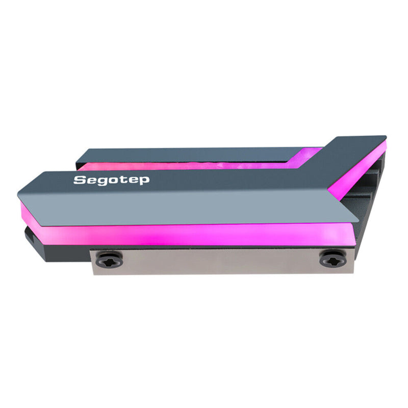 RGB M.2 SSD Heatsink Cooler NGFF 2280 NVMe Solid State Drive Cooler (3-Pin)