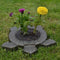 Planting Flowers Mould Garden Path Maker Turtle Concrete Cement Mold Brick