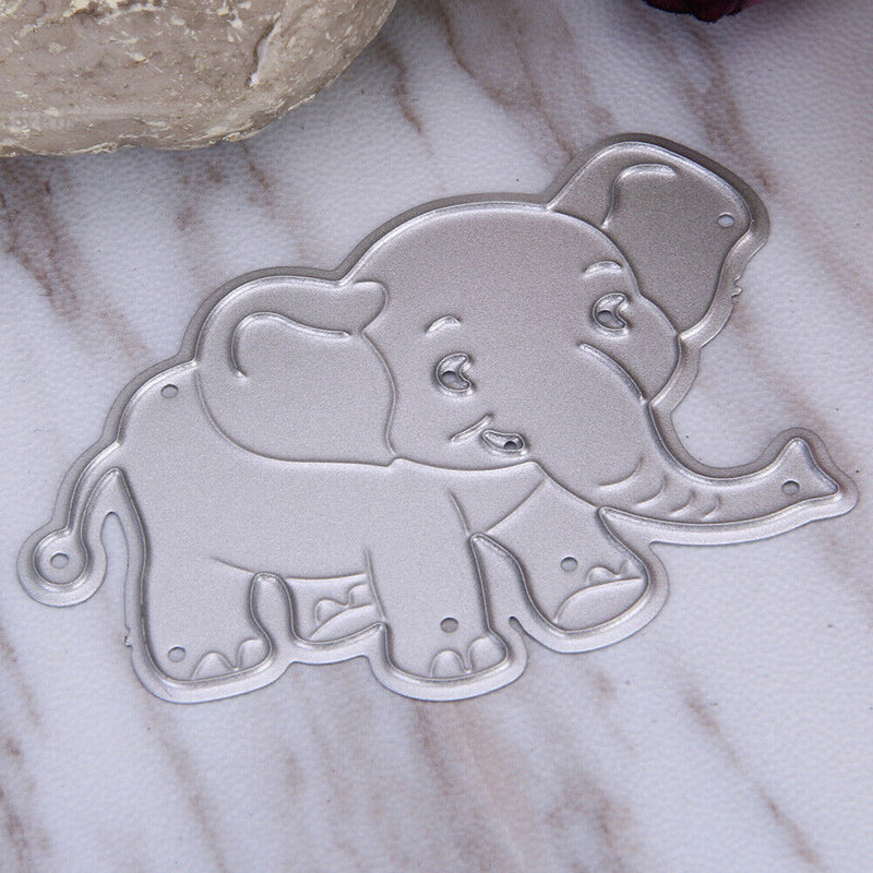 Elephant Models Stencil Punch Molds DIY Album Scrapbook Card DIY Decoration