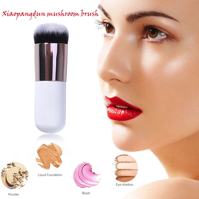 Foundation Powder Soft Face Blush Brush Round Head Portable Concealer Brush