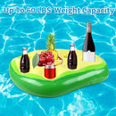 Drink Holder - Floating Bar Tray Inflatable Beer Cup Holders (Avocado) Newly
