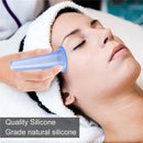 4pcs Vacuum Cupping Can Massage Cupping Apparatus Set Health Care (Blue) Newly